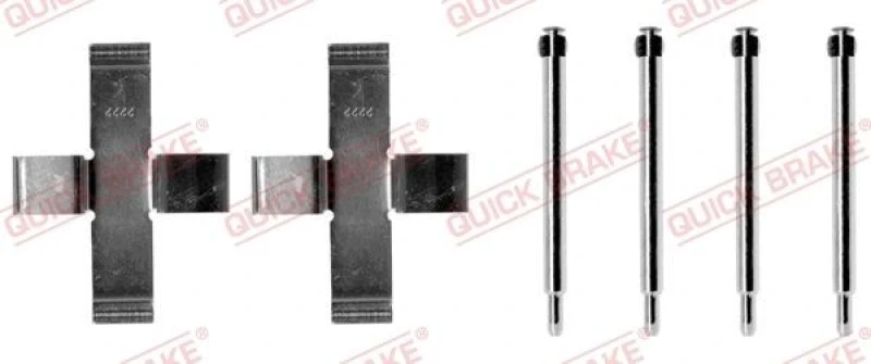 Image of QUICK BRAKE Brake pad fitting kit QUICK BRAKE 109-0925