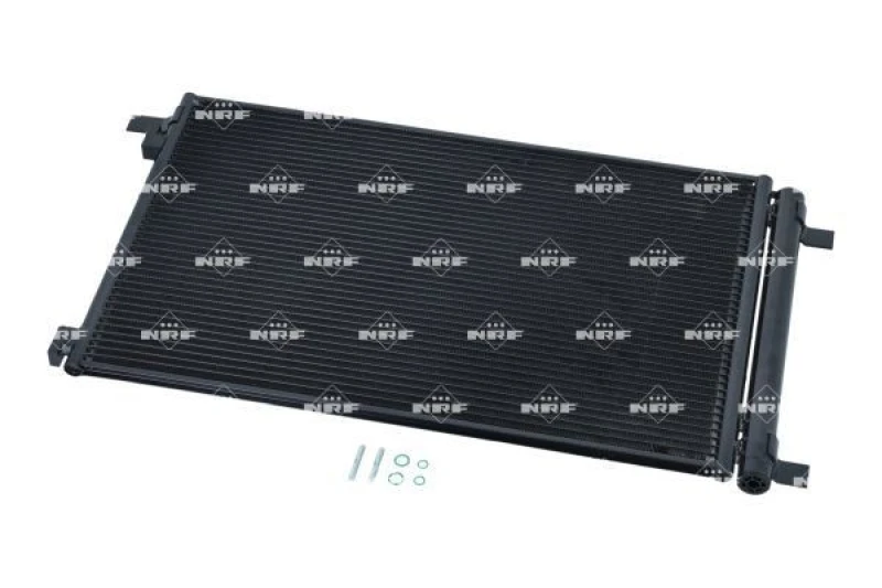 Image of NRF 35948 Condenser EASY FIT with seal ring, with nitrogen filling Aluminium Condenser,air conditioning (448)