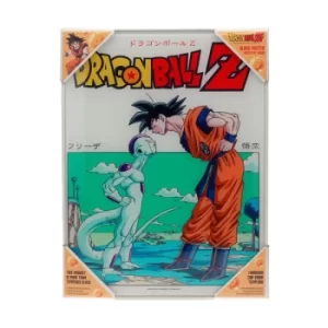 Image of Dragon Ball Z Glass Poster Freezer 30 x 40 cm