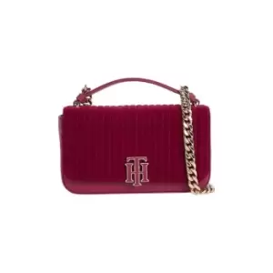 Image of Tommy Hilfiger Th Outline Crossover Velvet - Red