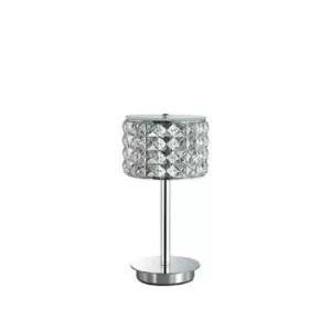 image of Roma 1 Light Table Lamp Chrome, G9