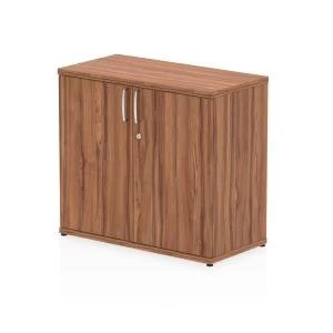 Image of Trexus Desk High Cupboard 600mm Deep Walnut Ref I000122