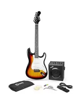 image of Rockjam Full Size Electric Guitar Super Kit Rjeg06 Sunburst