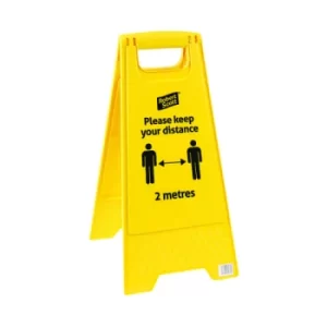 Image of Robert Scott Social Distancing Safety Sign (Pack of 5) 104366