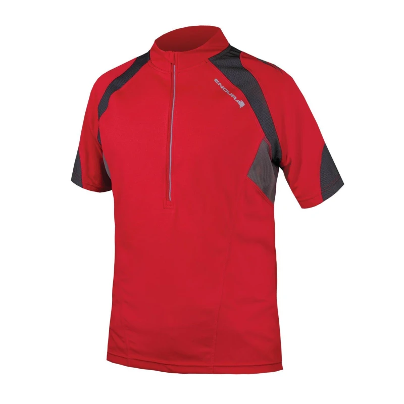 Image of Endura Hummvee II Short Sleeve Jersey - Red Red XS