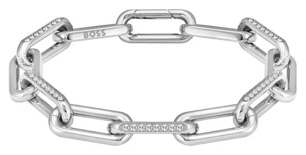 Image of BOSS 1580599 Womens Halia Stainless Steel Link Jewellery