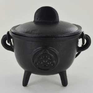 image of Triquetra Cast Iron Cauldron (Medium)