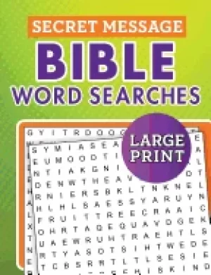 Image of secret message bible word searches large print