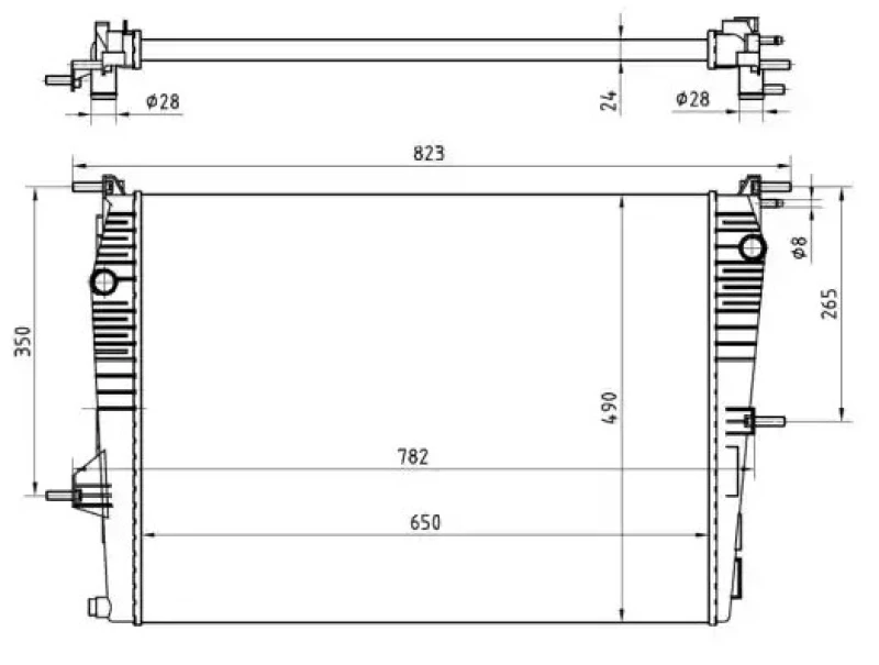 Image of Engine radiator VALEO 735184