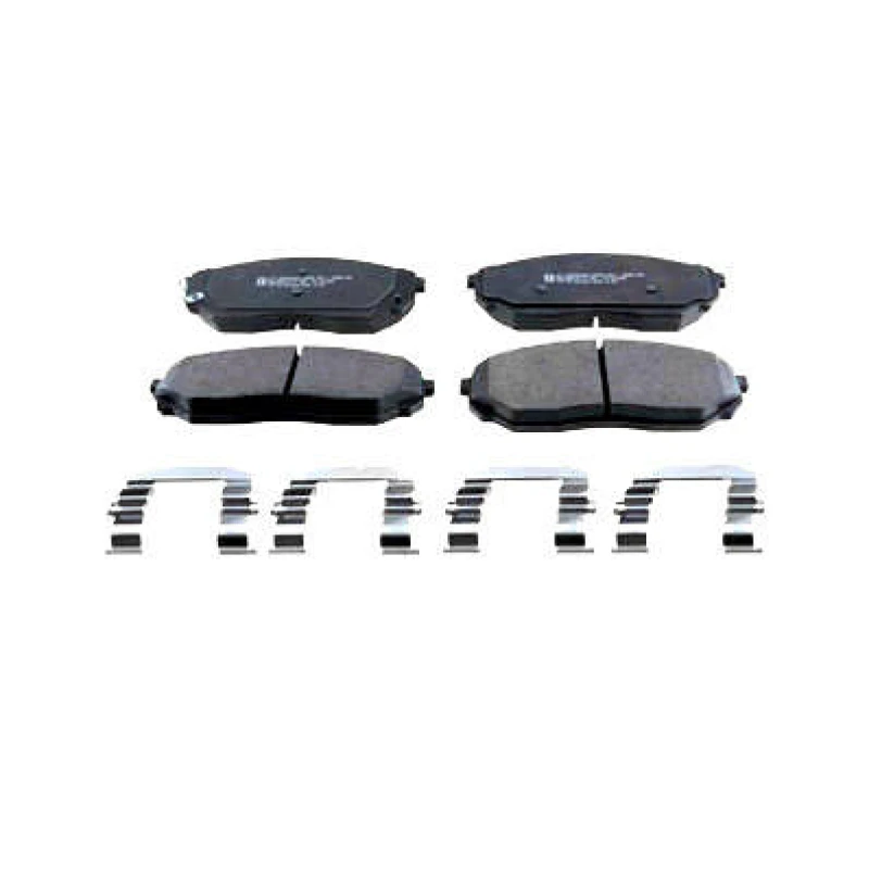 Image of ZIMMERMANN 24092.165.1 Brake pad set Front Axle, with acoustic wear warning, Photo corresponds to scope of supply Brake Pad Set,disc brake (402)