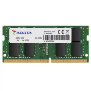 Image of ADATA AD4S26664G19-SGN memory module 4GB 1 x 4GB DDR4 2666 MHz