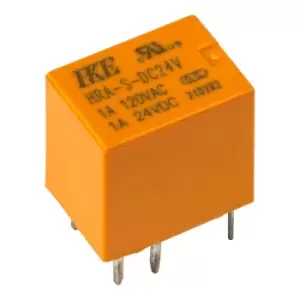 Image of R-TECH 616252 Microminiature Signal Relay 24VDC SPDT 1A 10.2x7.4x10mm