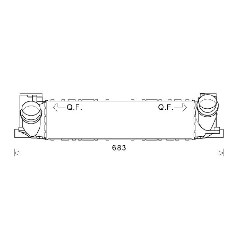 Image of Intercooler DIEDERICHS DCA1083