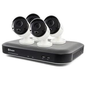 image of Swann 8 Channel 5MP Security System: DVR-4980 with 2TB HDD + 4x Thermal Sensing Cameras