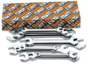 Image of Beta Tools 55 /S8 Set of 8 Double Open End Wrenches (Boxed)| 000550174