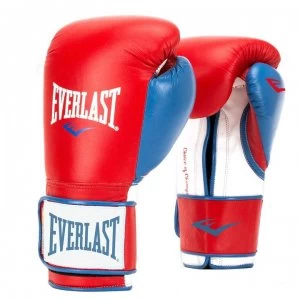 Image of Everlast Powerlock Training Gloves - Red/Blue