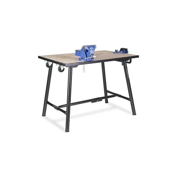 image of Armorgard - Tuffbench + Folding Workbench c/w A Handle and Wheels