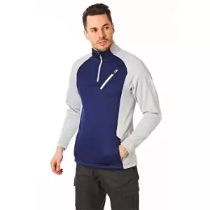 image of Under Par Quarter Zip Golf Top Mens - Blue