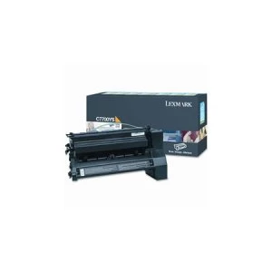 image of Lexmark C7700YS Yellow Laser Toner Ink Cartridge