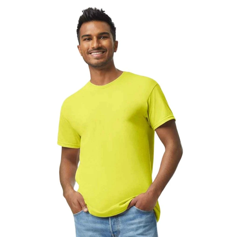 Image of Gildan Mens Heavy Cotton T-Shirt in Green Size: Small Green Male S