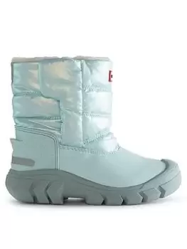 Image of Hunter Interpid Nebula Snow Boot, Blue, Size 1 Older