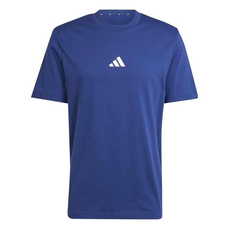Image of adidas Essentials Single Jersey Logo T-Shirt Mens Navy SL male 3XL