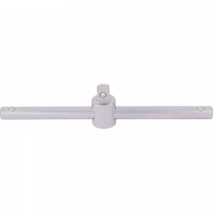 Image of Draper 3/8" Drive Satin Chrome Sliding T Bar 3/8"