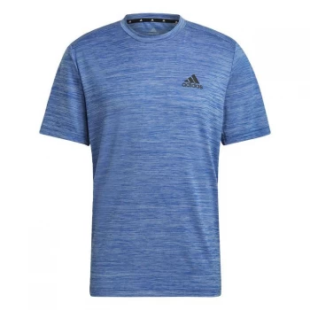 Image of adidas AEROREADY Designed To Move Sport Stretch T-Shirt M - Team Royal Blue Mel