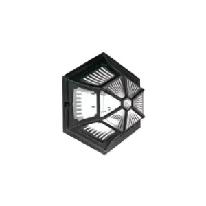 Image of Elstead Parish - 1 Light Outdoor Flush Ceiling Lantern Black IP44, E27