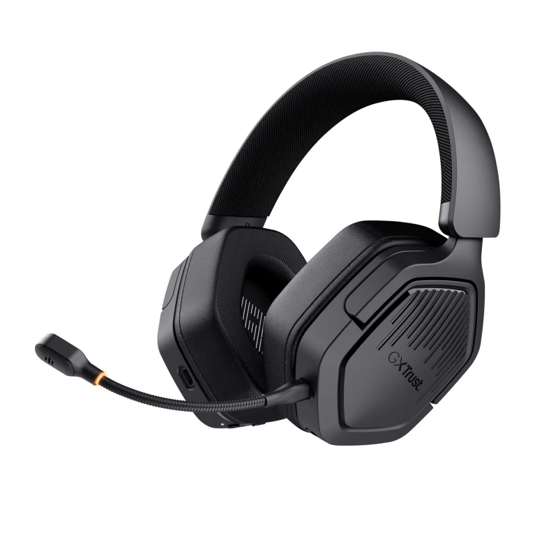 Image of Trust Trust GXT 493 Carus Headset Wired & Wireless Head-band Helmet Gaming USB Type-C / USB Type-A Bluetooth Black 25491