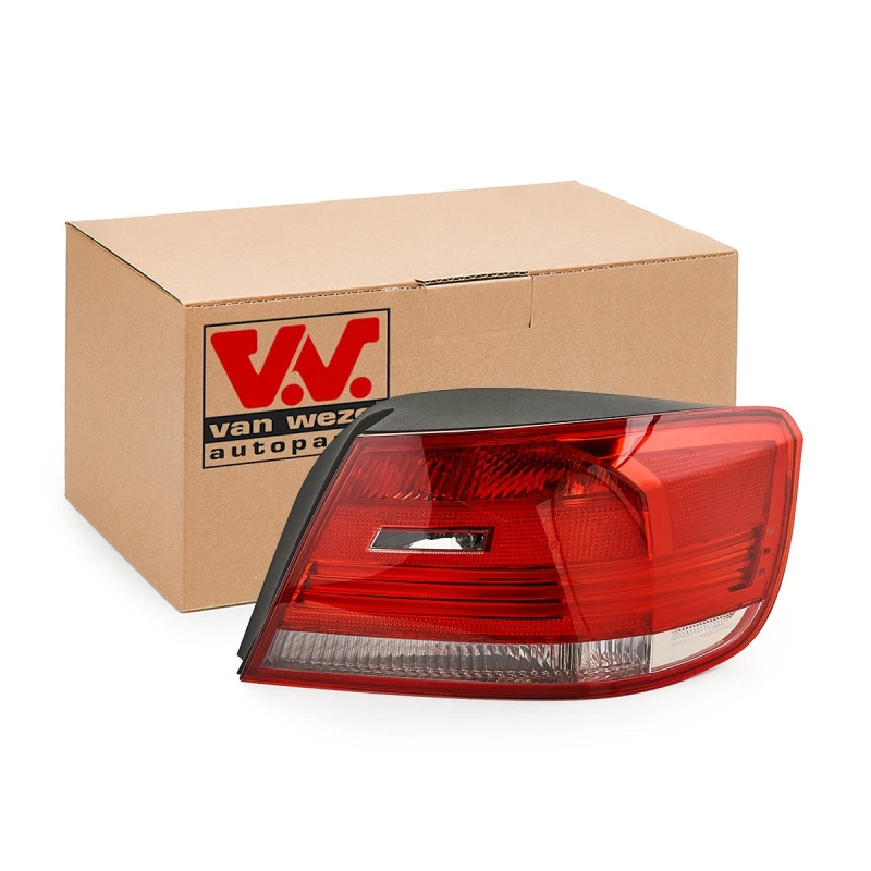Image of VAN WEZEL 0659926U Rear light Outer section, with bulb holder, Right Combination Rearlight (391)