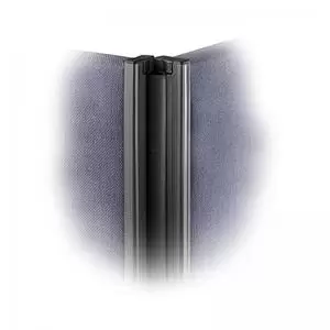 Image of Floor standing fabric screen 2 way panel linking strip 1500mm