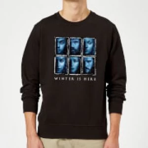 Game of Thrones Winter Is Here Faces Sweatshirt - Black - 5XL