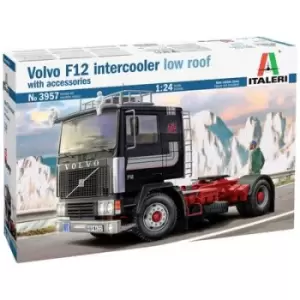 Image of Italeri 3957 Volvo F-12 Intercooler Low Roof HGV assembly kit 1:24