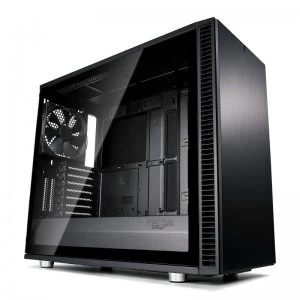 image of Fractal Define S2 Blackout Tempered Glass Midi PC Gaming Case