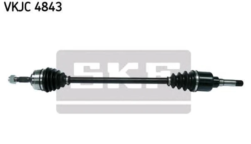 Image of SKF VKJC 4843 Drive shaft Front Axle Right, with nut TPE (thermoplastic elastomer) Drive Shaft (13)
