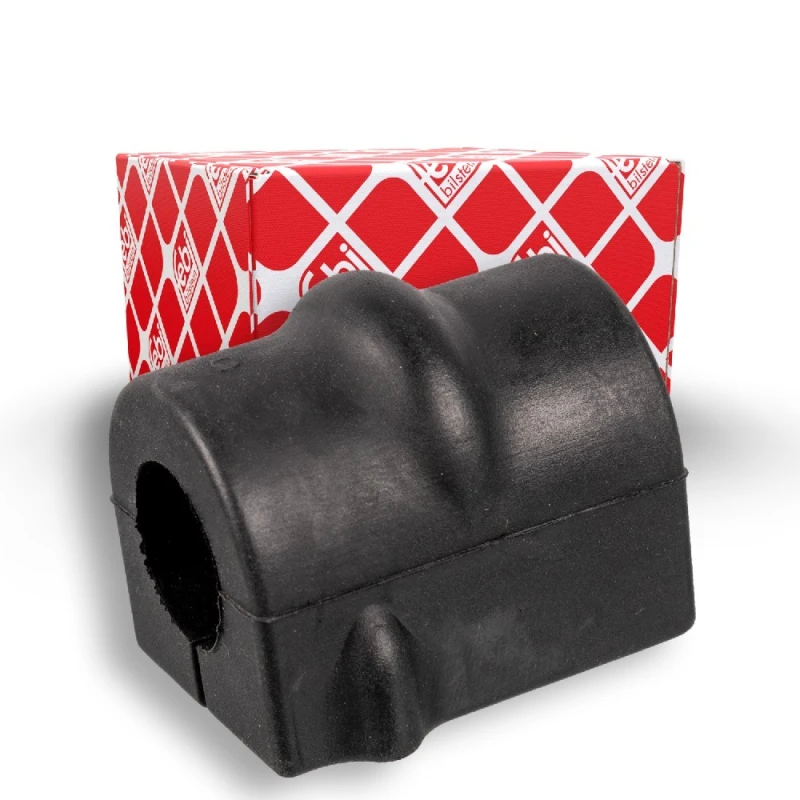 Image of FEBI BILSTEIN 03094 Stabilizer Bushes Front Axle, Rubber Rubber Anti-roll Bar Bush Kit (1334)