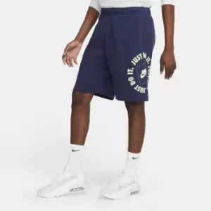 Image of Nike Sportswear JDI Mens Fleece Shorts - Blue