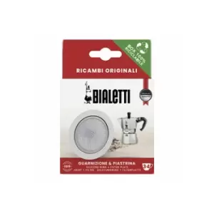 image of Bialetti - Gasket and filter plate for Induction 3 cup moka pots