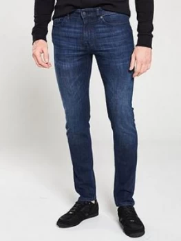 Hugo Boss Delaware Slim Fit Jeans Navy Size 38 Men