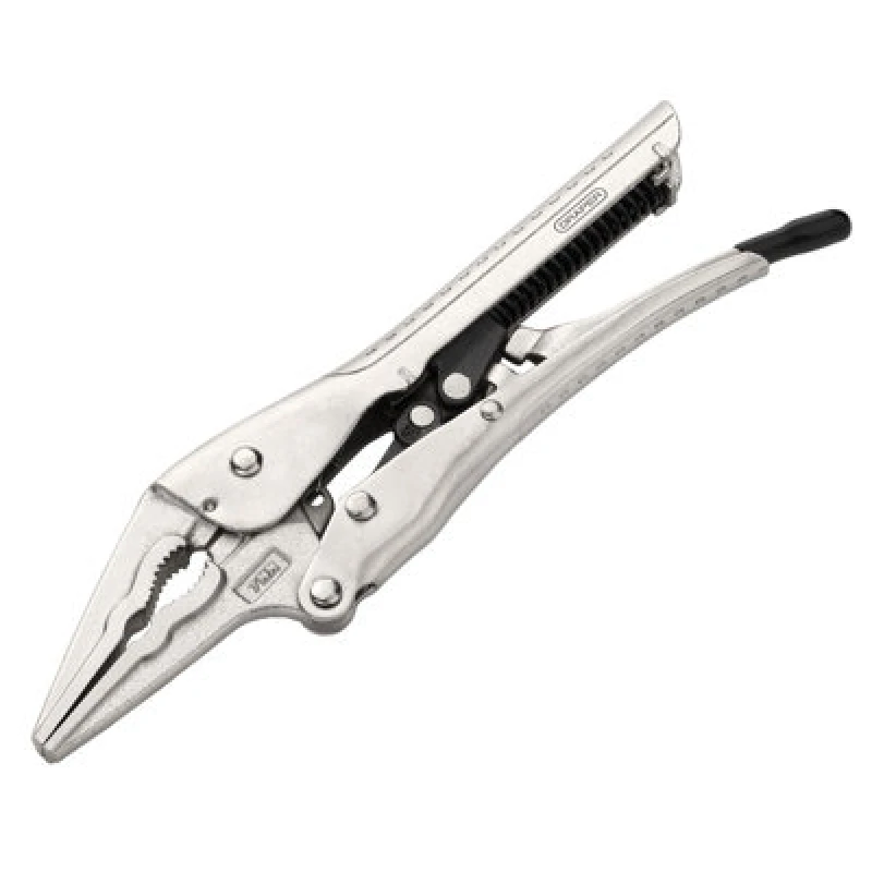 Image of Draper Long Nose Auto Locking Pliers 200mm