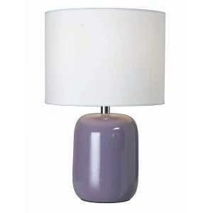 image of The Lighting and Interiors Group Fenda Table Lamp - Purple