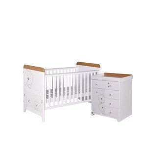 image of Tutti Bambini Bears 2 Piece Room Set - Beech/White