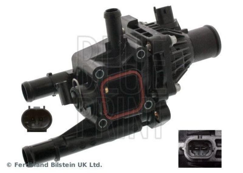 Image of Blue PRINT Thermostat housing Blue PRINT ADG09256