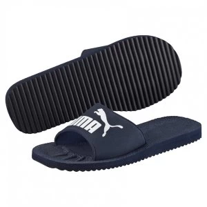 Image of Puma Purecat Unisex Slide Navy - UK Size 4