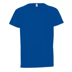 Image of SOLS Childrens/Kids Sporty Unisex Short Sleeve T-Shirt (10yrs) (Royal Blue)