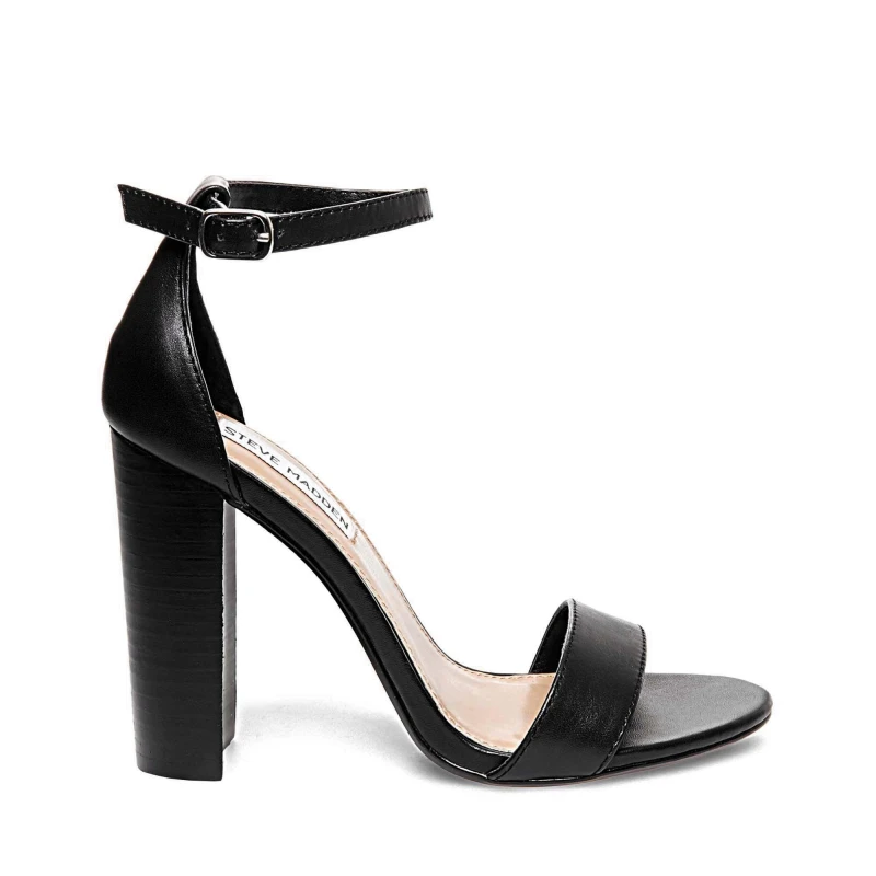 Image of Steve Madden Carson Heels Womens Black Lthr female 7 (40)