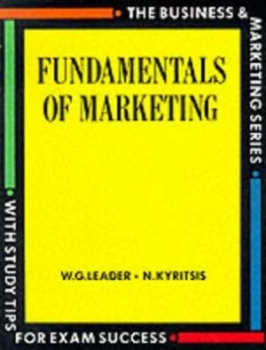 Image of Fundamentals of Marketing by W G Leader Paperback