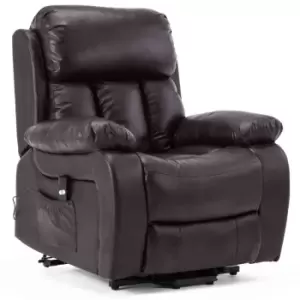 Image of Chester Electric Rise Recliner - Brown