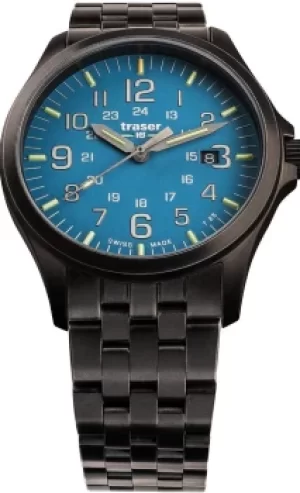 Image of Traser H3 Watch Active Lifestyle P67 Officer Pro GunMetal Sky Blue